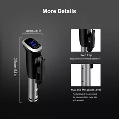 Imagen de BioloMix 2.55 Generation Sous Vide Cooker Machine IPX7