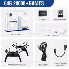 M15 Game Stick 4K Mini Retro Video Game Console - comprar online