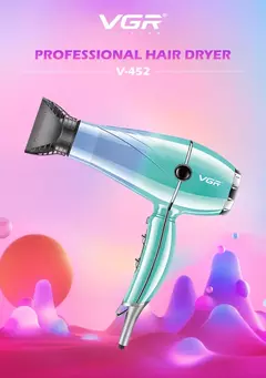 Secador Profesional de Pelo VGR V-452 - comprar online