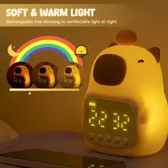 Reloj Despertador Táctil Recargable con Luz Nocturna para Niños - tienda online