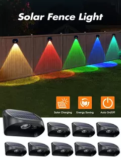 Lámparas de Pared Solares Brillantes RGB con 8 Colores en internet