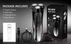 SEJOY Afeitadora Eléctrica 3D Wet & Dry con Recortador Emergente - comprar online