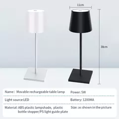 Lámpara de Mesa LED Dimmable 3 Niveles - ATcomm - Glovitecno