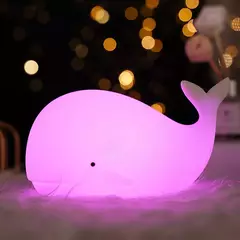 Lámpara Nocturna de Ballena de Silicona Suave HILIMA - comprar online