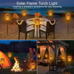 Luz Solar de Antorcha con Efecto de Llama - Decoración Exterior en internet