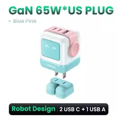 Cargador UGREEN 65W GaN - Diseño Robot y Carga Rápida 4.0 - tienda online