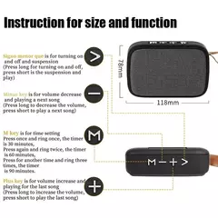 Imagen de Altavoz Bluetooth Portátil DIXSG