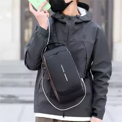 Mochila de Pecho Anti-robo con Cerradura para Hombres - tienda online