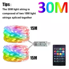 Dreamcolor Rgb Led Strip WS2812B Bluetooth Smart String Fairy Lights - Glovitecno