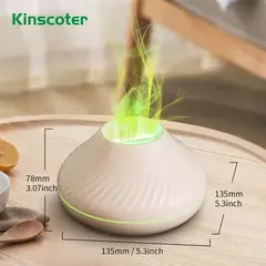 Umidificador Difusor de Aromaterapia com Chama Colorida - kinscoter 605 - Glovitecno