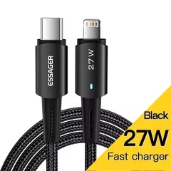 Cable USB C ESSAGER - Carga Rápida de 20W - Glovitecno