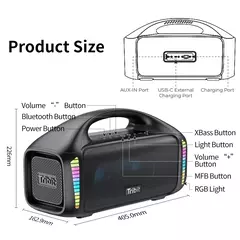 Imagen de Altavoz Bluetooth Portátil Tribit StormBox Blast