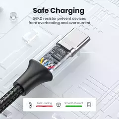 Cable UGREEN USB Tipo C 3A para Carga Rápida - Glovitecno