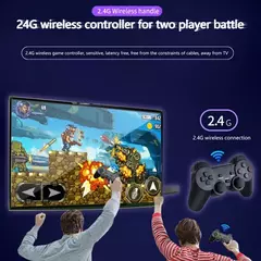 Imagen de Consola de Videojuegos con Controlador Inalámbrico Dual 2.4G