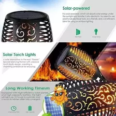 Luz Solar de Antorcha con Efecto de Llama - Decoración Exterior - comprar online