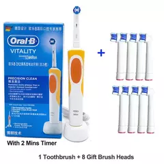 Oral B Electric Toothbrush 2D Rotary Vibration Clean Charging Tooth Brush Cross