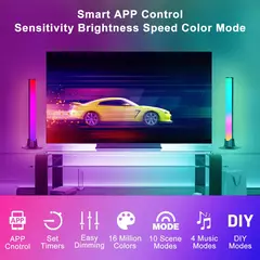 Lámpara de Noche Atmosférica WIFI RGB con Control Bluetooth en internet