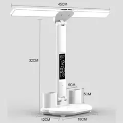 Imagen de Lámpara de Mesa Doblada con Reloj y Termómetro HUANJI