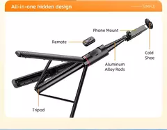 Imagen de Selfie Stick con Control Remoto Inalámbrico - Tripode Portátil de 72 Pulgadas