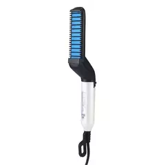 Cepillo Alisador Eléctrico Multifuncional para Barba y Cabello