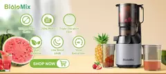 BioloMix Exprimidor de Frutas y Verduras de Prensa Fría - comprar online