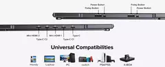 Imagen de UStation / Delta Plus - Monitor Apilado para Laptop Sin Controladores