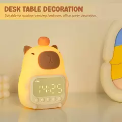 Reloj Despertador Táctil Recargable con Luz Nocturna para Niños - Glovitecno