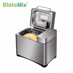 Biolomix Máquina de Pan Automática de Acero Inoxidable 1KG - 19 Programas 650W en internet