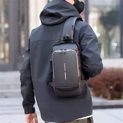 Mochila de Pecho Anti-robo con Cerradura para Hombres - comprar online