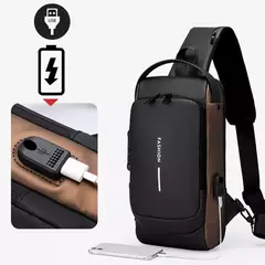 Mochila de Pecho Anti-robo con Cerradura para Hombres - Glovitecno