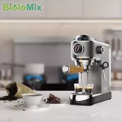 Máquina de Café Espresso Semiautomática 20 Bar Biolomix