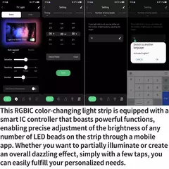 RGBIC TV Backlight Strip