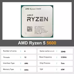 Procesador AMD Ryzen 5 5600 en internet