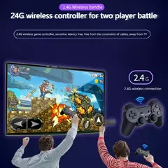 Consola de Videojuegos con Controlador Inalámbrico Dual 2.4G - tienda online