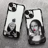 Funda de Teléfono Transparente Arte Estético David Mona Lisa para iPhone