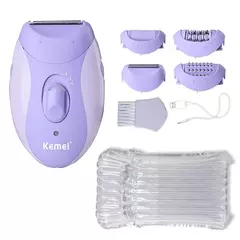 Kemei 4 en 1: Depiladora y Afeitadora Eléctrica para Mujeres - Glovitecno