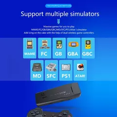 Consola de Videojuegos con Controlador Inalámbrico Dual 2.4G en internet