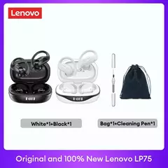 Auriculares Originales Lenovo LP75 TWS - Bluetooth V5.3 - Glovitecno