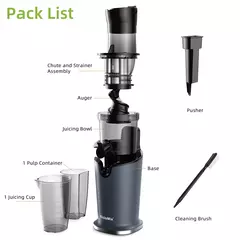 BioloMix 200W Extractor de Jugo de Prensa en Frío - tienda online