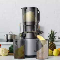 Exprimidor de Frutas BioloMix - Prensa en Frío con Tolva Ancha de 130mm - Glovitecno