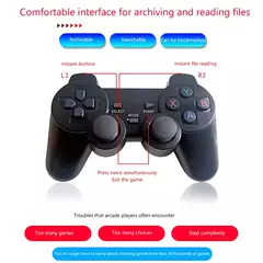 Consola de Videojuegos con Controlador Inalámbrico Dual 2.4G - comprar online