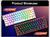 Teclado Mecânico REDRAGON Fizz K617 RGB - Mania Vendas