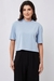 Blusa Cropped Bertha Azul Claro - comprar online