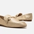 Mocassim Dourado Bridão Metálico Luma Arezzo - comprar online