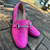 Mocassim Feminino Loafer em Couro pink - comprar online