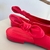 Imagem do Calcado Fechado Feminino Sling Back Vermelho