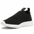 Tênis Slip On Streech Jogging Knit Preto Anacapri