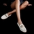 Mocassim Branco Couro Medalha Arezzo - comprar online