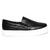 Tênis Slip On Preto Flat Bico Redondo Santa Lolla