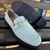 Mocassim Feminino Loafer em Couro Pistache - loja online